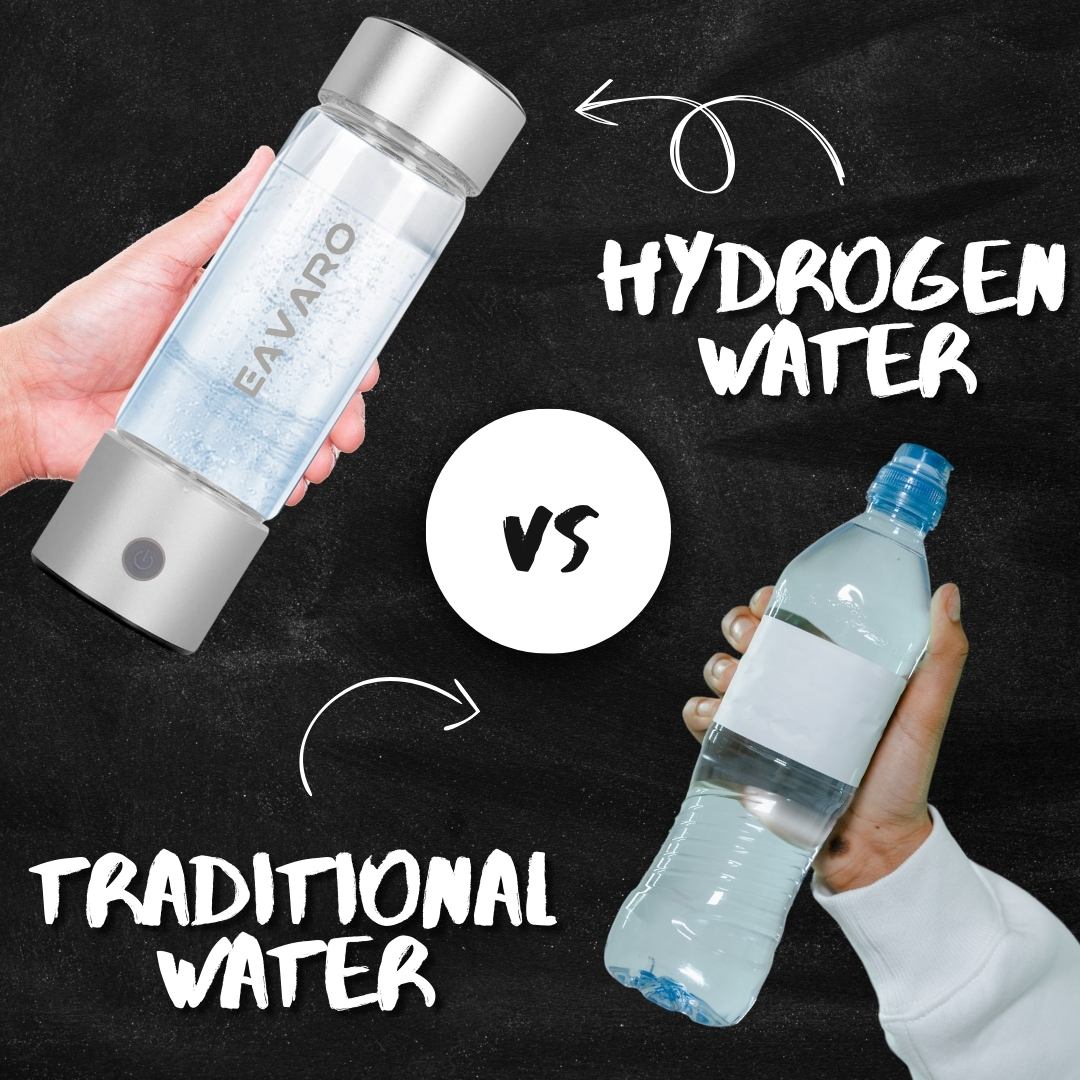 hydrogen water vs traditional water