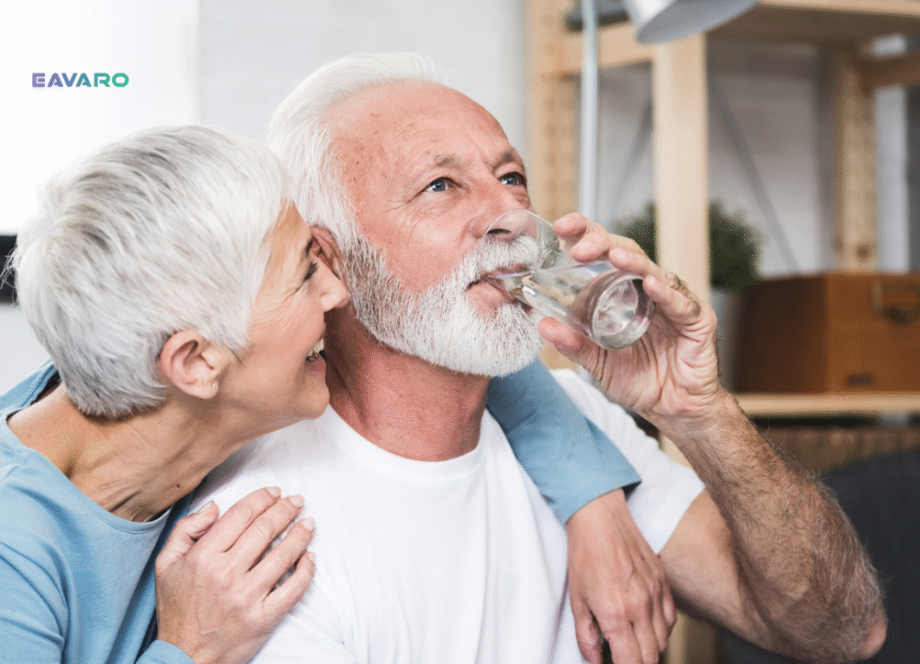 senior-drinking-hydrogen-water